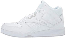 Load image into Gallery viewer, Reebok Men's Bb4500 Hi 2 Sneaker, White/Light Solid Grey, 12 Wide