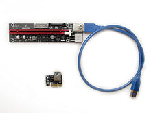 Load image into Gallery viewer, Dracaena PCIE Riser Adapter Card for GPU Crypto Mining16X to 1X (6pin/ MOLEX/SATA Powered) LED Status + 60cm USB 3.0 Cable (GPU Ethereum Mining) (6 pcs per Pack)
