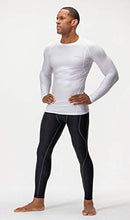 Load image into Gallery viewer, DEVOPS 3 Pack Men's Athletic Long Sleeve Compression Shirts (Large, Black/Camo Black2 / White)