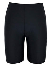 Load image into Gallery viewer, Firpearl Women UV Sport Board Shorts Swimsuit Bottom Capris US16 Black