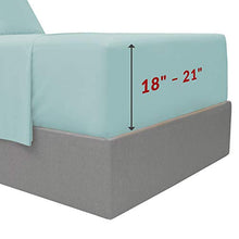 Load image into Gallery viewer, Mellanni Extra Deep Pocket Twin Sheet Set - Hotel Luxury Kids Bedding Sheets & Pillowcases - Extra Deep Pocket Sheets up to 21" Mattress - Ultra Soft Cooling Bed Sheet Set - 3 Piece (Twin, White)