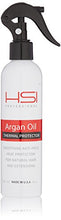 Load image into Gallery viewer, HSI PROFESSIONAL Argan Oil Heat Protector | Protect up to 450º F from Flat Irons & Hot Blow Dry | Sulfate Free, Prevents Damage & Breakage | Made in the USA | 8 Ounce, Packaging May Vary