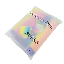 Load image into Gallery viewer, BGFKS Layered Ballet Tulle Rainbow Tutu Skirt for Little Girls Dress Up with Colorful Hair Bows (Rainbow,4-8X)