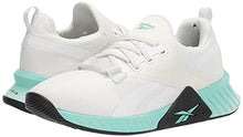 Load image into Gallery viewer, Reebok Women's Flashfilm Train 2.0 Cross Trainer, Pure Grey/White/Pixel Mint, 7.5
