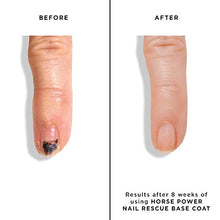 Load image into Gallery viewer, butter LONDON Horse Power Nail Rescue Base Coat, Restores damaged nails, Promote healthy nail growth, Biotin, Vitamin B, Calcium, Cruelty-Free, Gluten Free, Clear, 0.4 Fl Oz (Pack of 1)