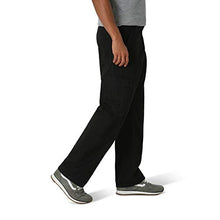 Load image into Gallery viewer, Wrangler Authentics Men's Big & Tall Relaxed Fit Cargo Pant, Black Twill, 44W x 30L