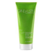 Load image into Gallery viewer, CANE + AUSTIN Face + Body Glycolic Acid Scrub Treatment, Exfoliating Cleanser with AHA to Hydrate, Smooth & Clarify Skin, For use on Combination and Oily Skin, 6.7 fluid ounce