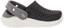 Load image into Gallery viewer, Crocs Kids' LiteRide Clog , Black/White, 7 Toddler
