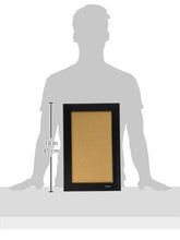 Load image into Gallery viewer, Quartet Cork Board Bulletin Board, 11” x 17” Framed Corkboard, Black Frame, Decorative Hanging Pin Board, Perfect for Office & Home Decor, Home School Message Board or Vision Board (79279)
