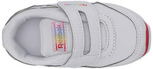 Load image into Gallery viewer, Reebok Baby-Girl's Royal Cljog 2 KC Sneaker, White/Radiant Red/Sunbaked Orange, 10 M US Infant