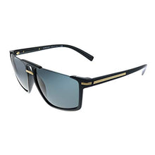 Load image into Gallery viewer, Versace Greca Aegis VE 4363 GB1/87 Black Plastic Square Sunglasses Grey Lens