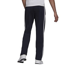 Load image into Gallery viewer, adidas Men's Essentials Warm-Up Open Hem 3-Stripes Tracksuit Bottoms, Legend Ink/White, Small