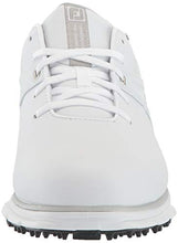Load image into Gallery viewer, FootJoy Men's Pro/SL Golf Shoes, White/Grey, 10.5 M US