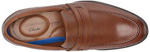 Load image into Gallery viewer, Clarks Men's Whiddon Loafer, Dark Tan Leather, 10.5