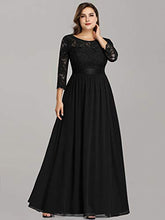 Load image into Gallery viewer, Ever-Pretty Womens PlUSSize Wedding Party Maternity Formal Dress Black US16
