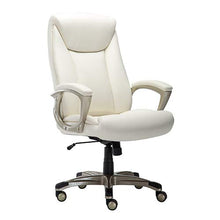 Load image into Gallery viewer, Amazon Basics Bonded Leather Big & Tall Executive Office Computer Desk Chair, 350-Pound Capacity - Cream