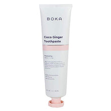 Load image into Gallery viewer, Boka Coco Ginger Toothpaste - Nano-Hydroxyapatite for Remineralizing and Sensitivity, Fluoride-Free I Dentist Recommended, Made in USA I 4oz