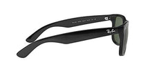 Load image into Gallery viewer, Ray-Ban Unisex-Adult RB4165 Justin Sunglasses, Black/Green, 55 mm