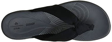 Load image into Gallery viewer, Clarks Women's Arla Glison Flip-Flop, black fabric, 8 Medium US