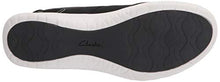Load image into Gallery viewer, Clarks womens Adella West Sneaker, Black Textile, 9 US