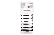 Load image into Gallery viewer, Scünci® No-Slip Grip® Open-Center Stay-Tight Barrettes in Assorted Neutral Metallic Colors (Packaging May Vary), 6 Count