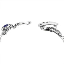 Load image into Gallery viewer, Carolyn Pollack Sterling Silver Blue Lace Agate Gemstone Tennis Bracelet Size Medium