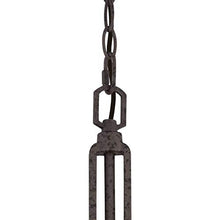 Load image into Gallery viewer, Tremont Rust Cage Pendant Chandelier 20" Wide Industrial Rustic Tan Burlap Drum Shade 3-Light Fixture for Dining Room House Foyer Kitchen Island Entryway Bedroom Living Room - Franklin Iron Works