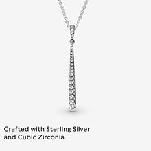 Load image into Gallery viewer, Pandora Jewelry Sparkling Stones Cubic Zirconia Necklace in Sterling Silver, 23.6"