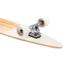 Load image into Gallery viewer, Retrospec Zed Pintail Longboard Skateboard Complete Cruiser | Bamboo & Canadian Maple Wood Cruiser w/Reverse Kingpin Trucks for Commuting, Cruising, Carving & Downhill Riding