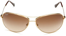 Load image into Gallery viewer, Ray-Ban RB3293 Metal Aviator Sunglasses, Gold/Brown Gradient, 63 mm