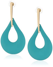 Load image into Gallery viewer, Edil Fantas 14K Gold Plated Giant Drops of Water Fashion Trend Earrings for Women Light Weight Birthday Valentine's Day Mothers Day Christmas Gift