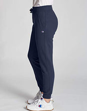 Load image into Gallery viewer, Champion Women's Powerblend Jogger, Athletic Navy Graphic, Medium