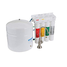 Load image into Gallery viewer, Watts Premier WP531417 RO Pure Plus Reverse Osmosis Filtration System with Top-Mount Twist Faucet, Brushed Nickel, Standard