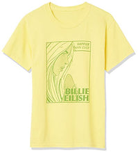 Load image into Gallery viewer, Billie Eilish Exclusive Official Pop Art Image T-Shirt Yellow,Large