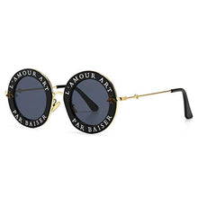 Load image into Gallery viewer, Round Sunglasses for Women Men bee Sunglasses Chic Style Unisex Glasses