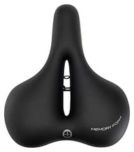 Load image into Gallery viewer, Schwinn Bike Seat Commute Plus Pathway Memory Foam Saddle
