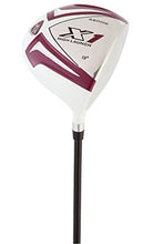 Load image into Gallery viewer, Aspire X1 Ladies Womens Complete Golf Club Set Includes Driver, Fairway, Hybrid, 6-PW Irons, Putter, Stand Bag, 3 H/C's Purple - Regular or Petite Size! (Regular, Right Handed)