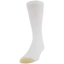 Load image into Gallery viewer, Gold Toe Men's Harrington Crew, 6 Pairs, White, Shoe Size: 6-12.5
