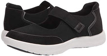 Load image into Gallery viewer, Clarks womens Adella West Sneaker, Black Textile, 9 US