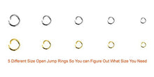 Load image into Gallery viewer, Paxcoo 1200Pcs Open Jump Rings and Lobster Clasps Jewelry Findings Kit with Pliers for Jewelry Making (Silver and Gold)