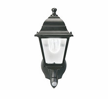 Load image into Gallery viewer, Maxsa 44219 Battery-Powered Motion-Activated Wall Sconce in Black 6.00x12.50x7.00