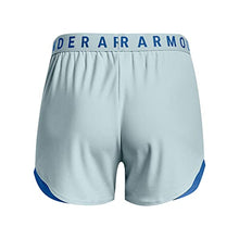 Load image into Gallery viewer, Under Armour Women's Play Up 3.0 Shorts , Breaker Blue (478)/Penta Pink , Small