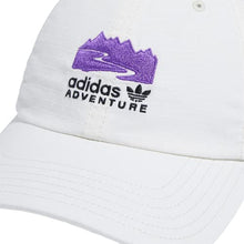 Load image into Gallery viewer, adidas Originals Men's Adventure Relaxed Fit Cotton Ripstop Strackpack Cap, Cloud White/Active Purple/Core Pink, One Size