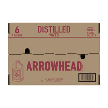 Load image into Gallery viewer, ARROWHEAD Brand Distilled Water, 1-gallon plastic jugs (Two Packs of 6)