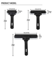 Load image into Gallery viewer, VinBee 3 Pack Soft Rubber Brayer,Rubber Brayer Roller Paint Brush Ink Applicator Art Craft Oil Painting Tool (2.4 inch,4 inch,5.9 inch)