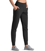 Load image into Gallery viewer, Dragon Fit Joggers for Women with Pockets,High Waist Workout Yoga Tapered Sweatpants Women's Lounge Pants (Medium, Joggers78-Vintage Purple)