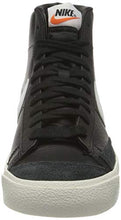 Load image into Gallery viewer, Nike Men's Blazer MID '77 VNTG Basketball Shoe, Black White Sail Team Orange, 11