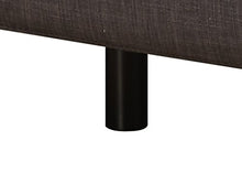 Load image into Gallery viewer, AC Pacific Crystal Collection Upholstered Charcoal Mid-Century 3-Piece Living Room Set with Tufted Sofa, Loveseat, and Arm Chair and 4 Accent Pillows, Charcoal