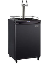 Load image into Gallery viewer, Kegco Keg Dispenser, 2 Faucet, Black