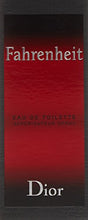 Load image into Gallery viewer, Fahrenheit By Christian Dior For Men. Eau De Toilette Spray Red, 3.4 Oz.